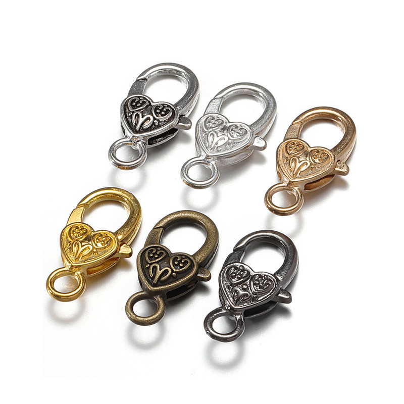 10 komada 26x15 mm Big Lobster kopče Heart Hook Diy dodaci za izradu nakita Ogrlica Narukvica Privjesak Konektor Nalazi