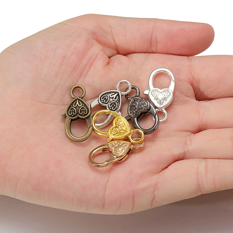 10 komada 26x15 mm Big Lobster kopče Heart Hook Diy dodaci za izradu nakita Ogrlica Narukvica Privjesak Konektor Nalazi