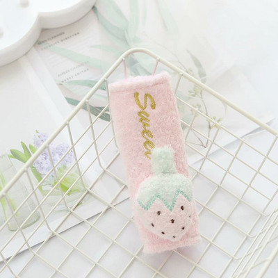 2021 Ins Macaron Colour Light Goddess Girl Heart Strawberry Ananas Cake Cactus Navlaka za sigurnosni pojas Automobil Jastuk za vrat i naslon za glavu