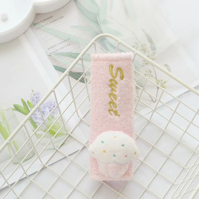 2021 Ins Macaron Colour Light Goddess Girl Heart Strawberry Ananas Cake Cactus Navlaka za sigurnosni pojas Automobil Jastuk za vrat i naslon za glavu