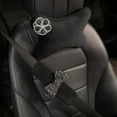 Novi plišani mali zimski topli kratki plišani vratni jastuk u obliku kamelije, jastuk za vrat i naslon za glavu