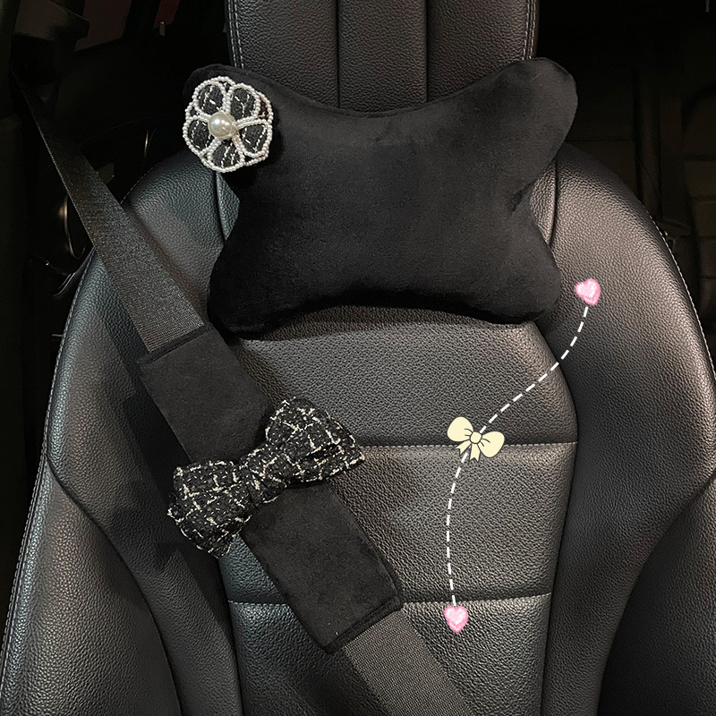 Novi plišani mali zimski topli kratki plišani vratni jastuk u obliku kamelije, jastuk za vrat i naslon za glavu