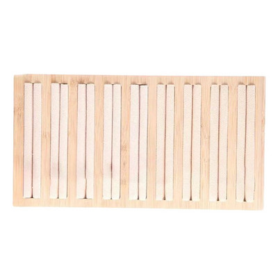 Pladanj za izlaganje prstena od prirodnog bambusa i pravokutnog drvenog prstena Pladanj za izlaganje nakita Pult za izlaganje nakita