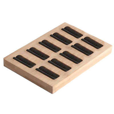 Pladanj za izlaganje prstena od prirodnog bambusa i pravokutnog drvenog prstena Pladanj za izlaganje nakita Pult za izlaganje nakita