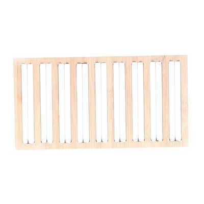 Pladanj za izlaganje prstena od prirodnog bambusa i pravokutnog drvenog prstena Pladanj za izlaganje nakita Pult za izlaganje nakita