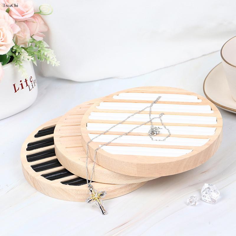 Pladanj za izlaganje prstena od prirodnog bambusa i pravokutnog drvenog prstena Pladanj za izlaganje nakita Pult za izlaganje nakita