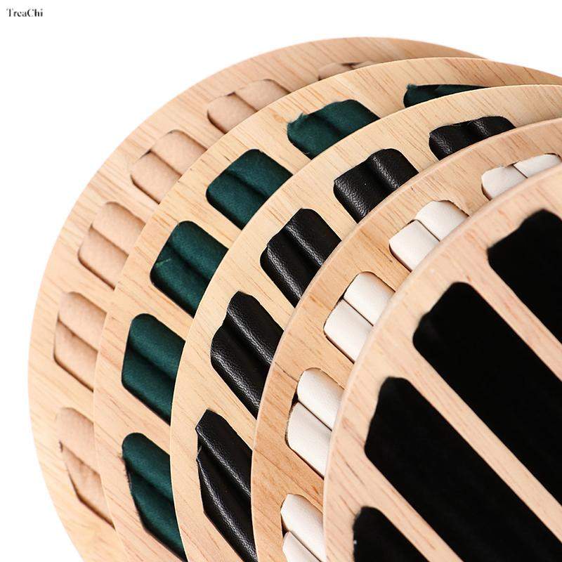 Pladanj za izlaganje prstena od prirodnog bambusa i pravokutnog drvenog prstena Pladanj za izlaganje nakita Pult za izlaganje nakita