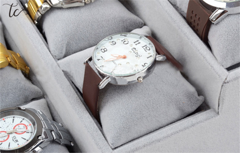 Narukvica Držač za prikaz nakita 3 sloja 9 rešetki s mekim jastukom Ogrlica Sat Narukvica Šalter za nakit Vitrina Organizator Pladanj