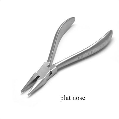 Професионални иглени клещи от неръждаема стомана Бижута Направи си сам и очила Оптични инструменти за ремонт Найлонови клещи