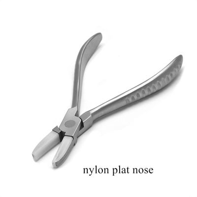 Професионални иглени клещи от неръждаема стомана Бижута Направи си сам и очила Оптични инструменти за ремонт Найлонови клещи