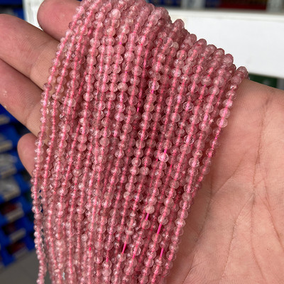 Comerț en-gros cu fațete din piatră naturală galbenă cuarț margele rotunde zircon piatră lunii turmalină margele libere pentru bijuterii accesoriu