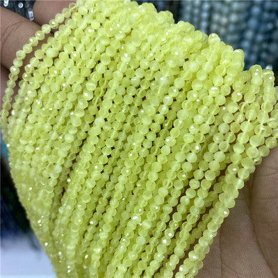 Comerț en-gros cu fațete din piatră naturală galbenă cuarț margele rotunde zircon piatră lunii turmalină margele libere pentru bijuterii accesoriu