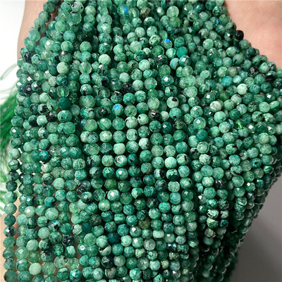 Comerț en-gros cu fațete din piatră naturală galbenă cuarț margele rotunde zircon piatră lunii turmalină margele libere pentru bijuterii accesoriu