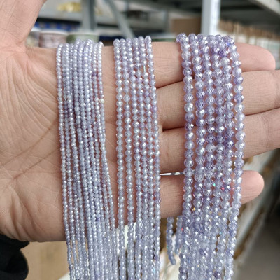 Comerț en-gros cu fațete din piatră naturală galbenă cuarț margele rotunde zircon piatră lunii turmalină margele libere pentru bijuterii accesoriu