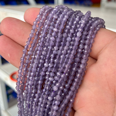 Comerț en-gros cu fațete din piatră naturală galbenă cuarț margele rotunde zircon piatră lunii turmalină margele libere pentru bijuterii accesoriu