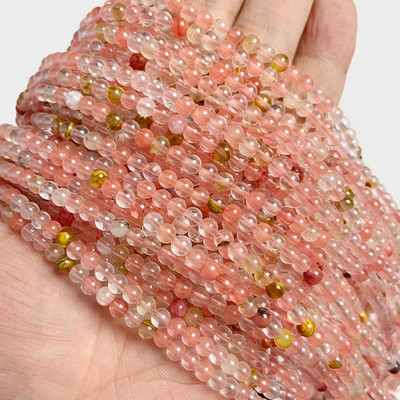 Mărgele de piatră naturală de 4mm Jade de agat Jaspe de amazonit Mărgele rotunde libere pentru confecţionarea de bijuterii cu mărgele DIY, inele pentru brăţară Accesorii