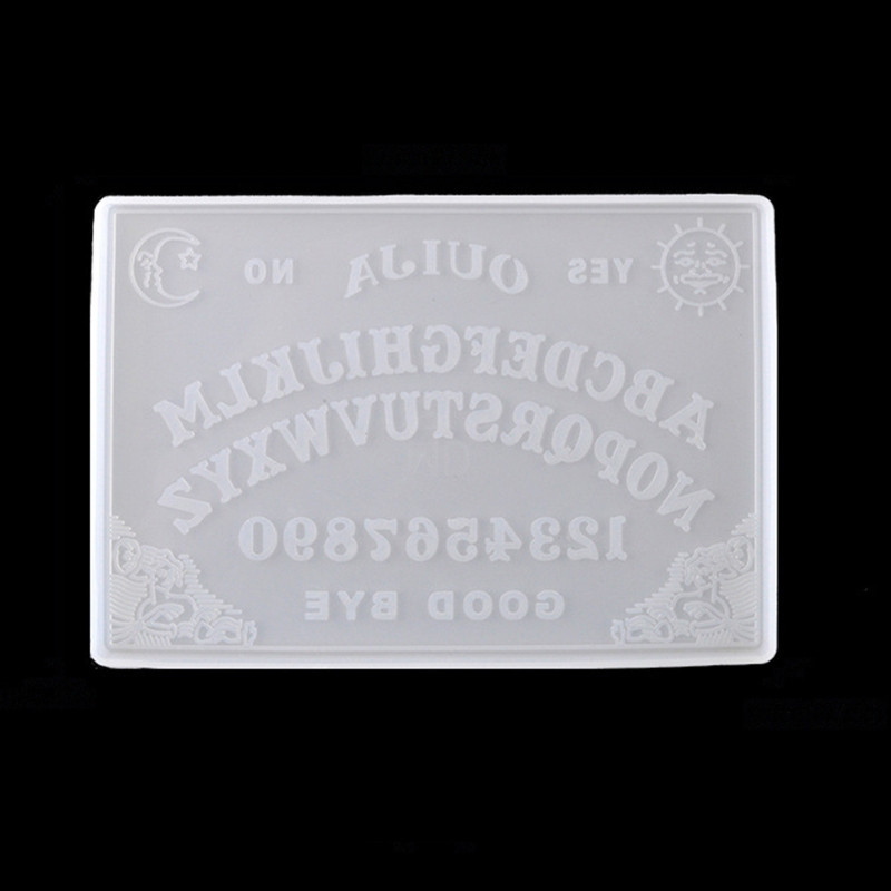 2db Ouija- Board Planchette gyanta formák gótikus Ouija- társasjáték kulcstartó medál epoxi szilikon formák ékszer készítés