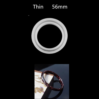 3 размера гривна Гривна Смола Епоксидни форми Отливане на силиконова UV смола Мухъл Инструменти за Направи си сам Комплект аксесоари за изработка на бижута