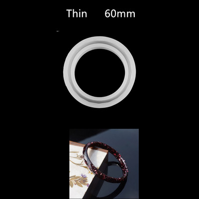 3 размера гривна Гривна Смола Епоксидни форми Отливане на силиконова UV смола Мухъл Инструменти за Направи си сам Комплект аксесоари за изработка на бижута