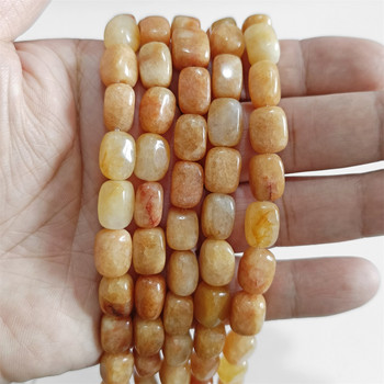 Φυσικό Tiger Eye Jades Quartz Stone Bead Ακανόνιστο Ορθογώνιο Loose Spacer Beads for Jewelry Making DIY κολιέ βραχιόλι 8x12mm