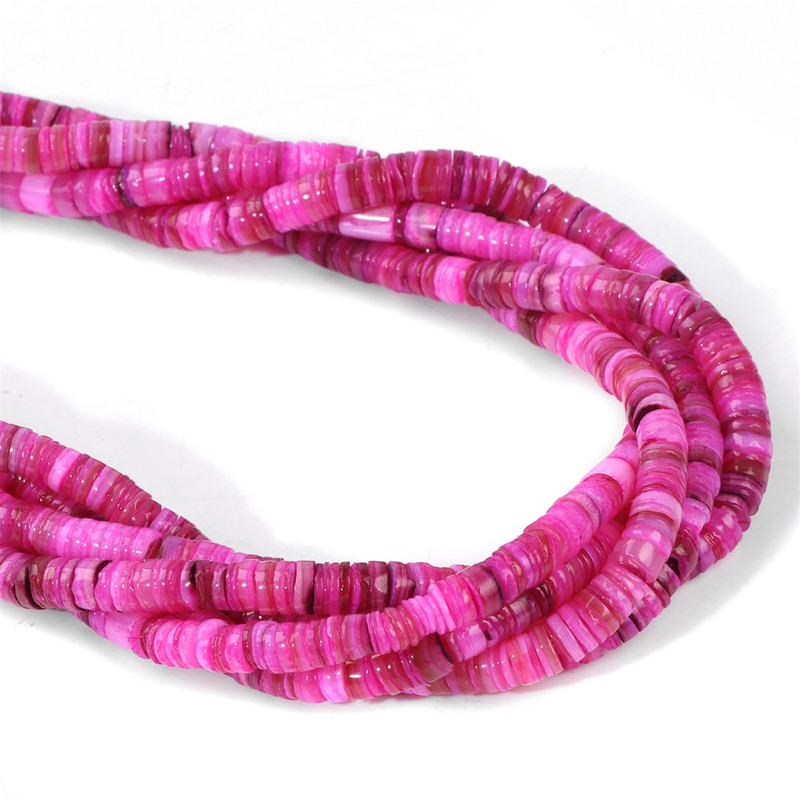 Obojene slatkovodne školjke perle 4,5-6 mm ravna nepravilna Heishi sedefasta perla za DIY ogrlicu, narukvicu, nakit