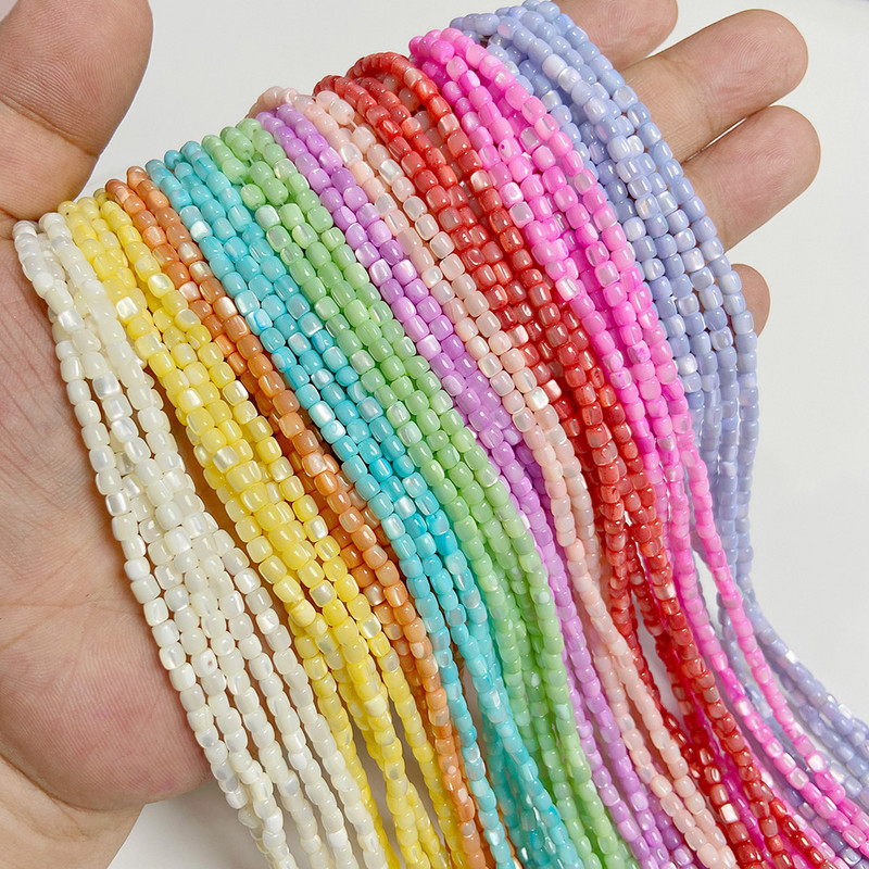 45 στυλ Χρωματιστές χάντρες κοχυλιών γλυκού νερού Γεωμετρία Σχήμα Χαλαρή χάντρα για κοσμήματα Κατασκευή DIY Σκουλαρίκια Κολιέ Αξεσουάρ 38cm