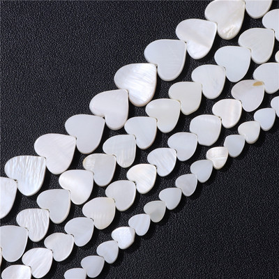 6/8/10/12 χιλιοστά Πολύχρωμες χάντρες από κοχύλι καρδιάς Βαμμένες χάντρες από φυσικό γλυκό νερό για κοσμήματα Σκουλαρίκια βραχιόλια για DIY