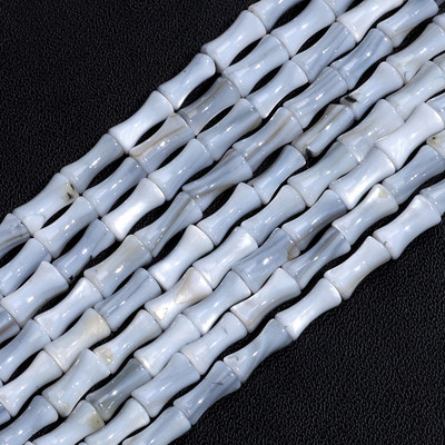 New Arrival Natural Shell Bead Grey Dyed Mother Of Pearl Loose Spacer Beads for Summer Jewelry Making Handemade DIY Accessories