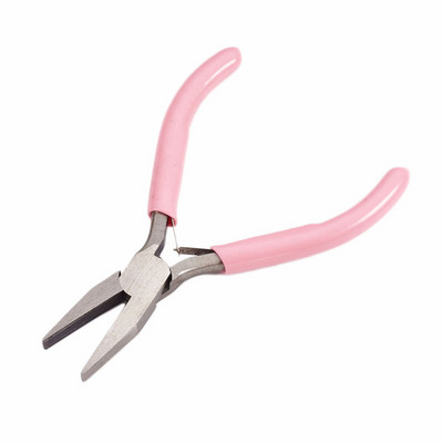 Комплекти мини клещи за бижута Направи си сам инструменти за бижута, оборудване за изработка на бижута Направи си сам, въглеродна стомана DeepPink, 70~80x40~52x6~9mmF80