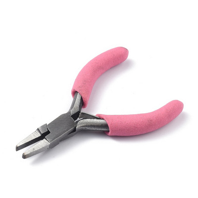 Комплекти мини клещи за бижута Направи си сам инструменти за бижута, оборудване за изработка на бижута Направи си сам, въглеродна стомана DeepPink, 70~80x40~52x6~9mmF80