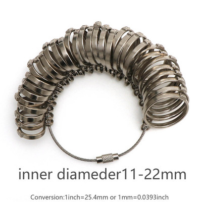 1PC Novi plastični štapni prsten za mjerenje trna Mjerni set Mjerenje veličine prstiju Alati za određivanje veličine nakita Oprema