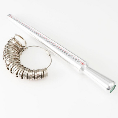 1PC Novi plastični štapni prsten za mjerenje trna Mjerni set Mjerenje veličine prstiju Alati za određivanje veličine nakita Oprema