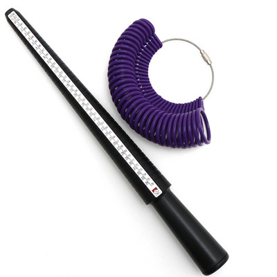 1PC Novi plastični štapni prsten za mjerenje trna Mjerni set Mjerenje veličine prstiju Alati za određivanje veličine nakita Oprema