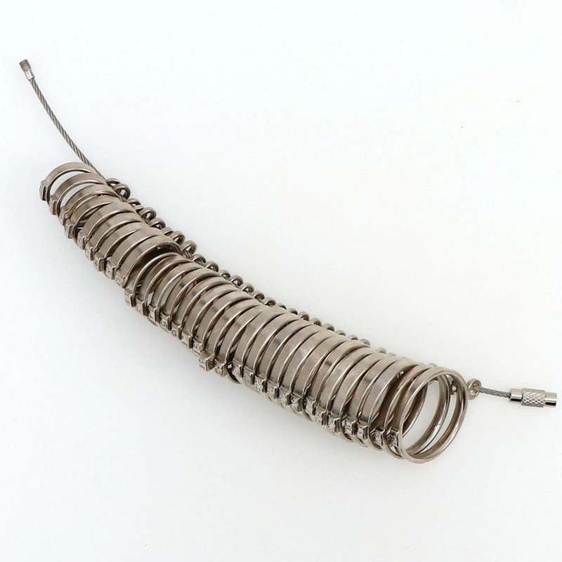 1PC Novi plastični štapni prsten za mjerenje trna Mjerni set Mjerenje veličine prstiju Alati za određivanje veličine nakita Oprema