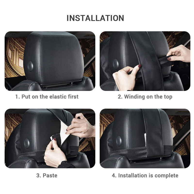 Pernă pentru gât auto Suport pentru tetieră Accesorii pentru mașină Rezidera pentru cap de călătorie Perne cervicale ortopedice auto Piese interioare