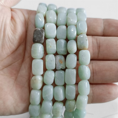 Φυσική πέτρα Bead Tube Ορθογώνιο Σχήμα Quartzs Jaspers Loose Spacer Bead For DIY Ανδρικό Κολιέ Βραχιόλι Αξεσουάρ κοσμημάτων