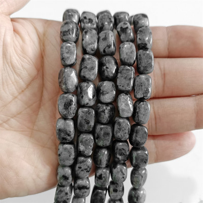 Φυσική πέτρα Bead Tube Ορθογώνιο Σχήμα Quartzs Jaspers Loose Spacer Bead For DIY Ανδρικό Κολιέ Βραχιόλι Αξεσουάρ κοσμημάτων