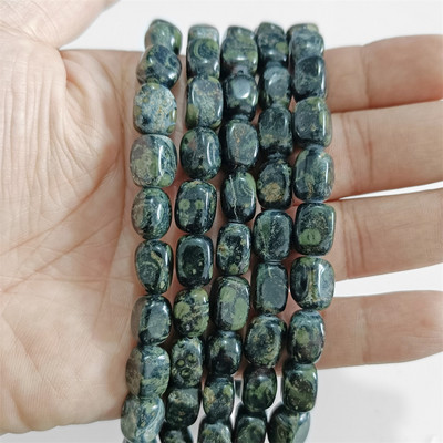 Φυσική πέτρα Bead Tube Ορθογώνιο Σχήμα Quartzs Jaspers Loose Spacer Bead For DIY Ανδρικό Κολιέ Βραχιόλι Αξεσουάρ κοσμημάτων