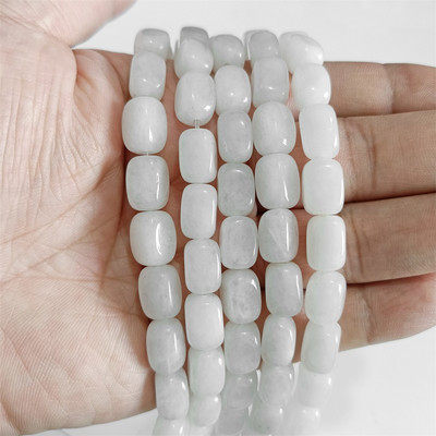 Φυσική πέτρα Bead Tube Ορθογώνιο Σχήμα Quartzs Jaspers Loose Spacer Bead For DIY Ανδρικό Κολιέ Βραχιόλι Αξεσουάρ κοσμημάτων