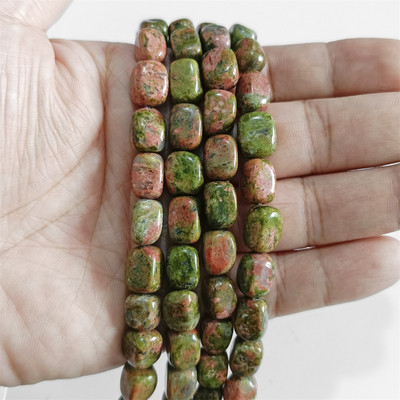 Φυσική πέτρα Bead Tube Ορθογώνιο Σχήμα Quartzs Jaspers Loose Spacer Bead For DIY Ανδρικό Κολιέ Βραχιόλι Αξεσουάρ κοσμημάτων