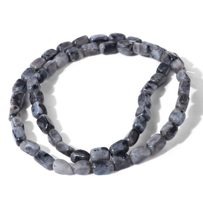 Φυσική πέτρα Bead Tube Ορθογώνιο Σχήμα Quartzs Jaspers Loose Spacer Bead For DIY Ανδρικό Κολιέ Βραχιόλι Αξεσουάρ κοσμημάτων