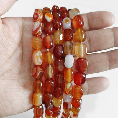 Φυσική πέτρα Bead Tube Ορθογώνιο Σχήμα Quartzs Jaspers Loose Spacer Bead For DIY Ανδρικό Κολιέ Βραχιόλι Αξεσουάρ κοσμημάτων