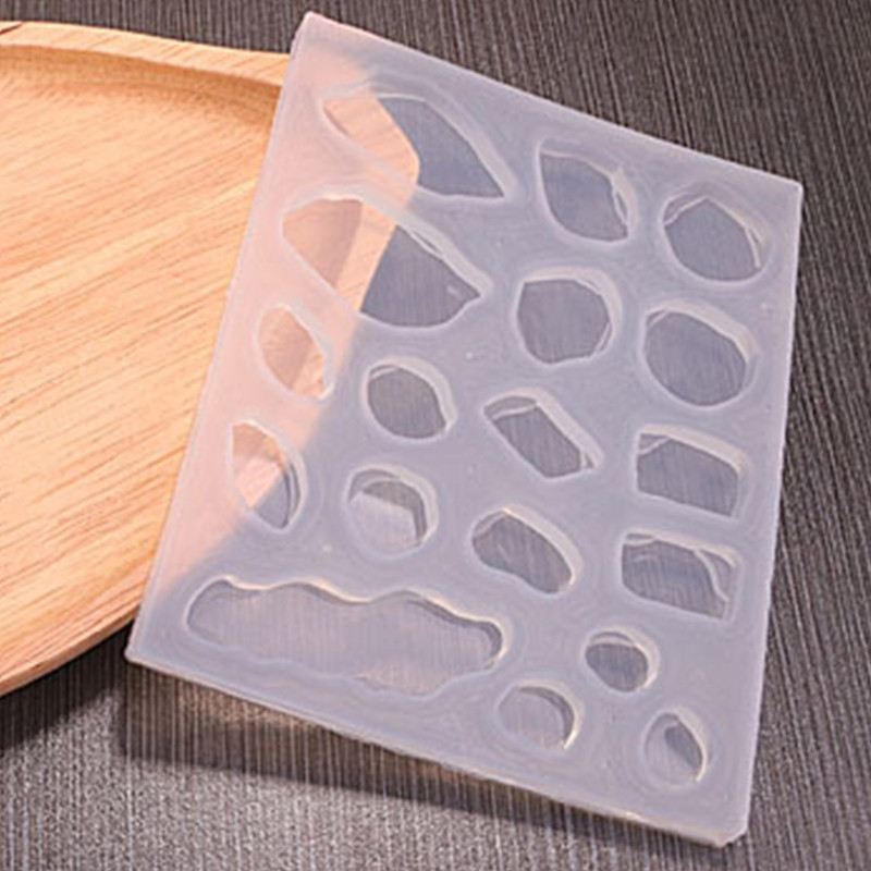 Nepravilno ogledalo Kristalni epoksi privjesak Kalup od smole Privjesci za ogrlice Silikonski kalup DIY Alati za lijevanje nakita