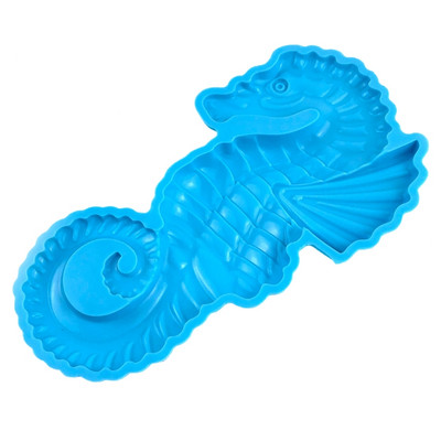 R3MC Polustereoskopski morski konjic Zidni ukrasi Kalup za ljepilo Diy Zidni privjesak Dekoracija stola Epoksidni silikonski kalup