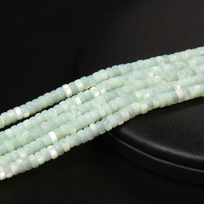 Prirodne školjke Labave okrugle pljosnate perle Heishi perle Odstojnik Obojane školjkaste perle za DIY izradu nakita Narukvice Nabavka ogrlica