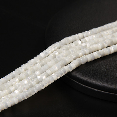 Prirodne školjke Labave okrugle pljosnate perle Heishi perle Odstojnik Obojane školjkaste perle za DIY izradu nakita Narukvice Nabavka ogrlica