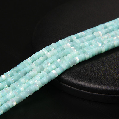 Prirodne školjke Labave okrugle pljosnate perle Heishi perle Odstojnik Obojane školjkaste perle za DIY izradu nakita Narukvice Nabavka ogrlica