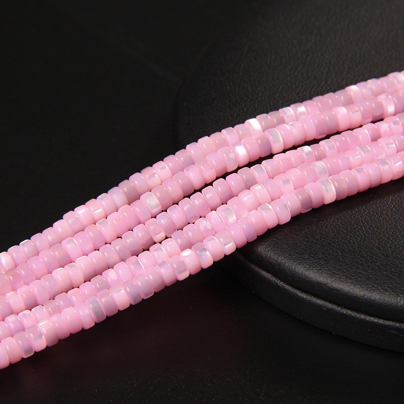 Prirodne školjke Labave okrugle pljosnate perle Heishi perle Odstojnik Obojane školjkaste perle za DIY izradu nakita Narukvice Nabavka ogrlica