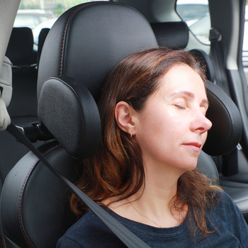 Αναβάθμιση προσκέφαλου καθίσματος αυτοκινήτου Ρυθμιζόμενο μαξιλάρι στήριξης κεφαλιού και λαιμού Αφαιρούμενο προσκέφαλο για παιδιά Ενήλικες Ταξίδι Πλαϊνό μαξιλάρι ύπνου