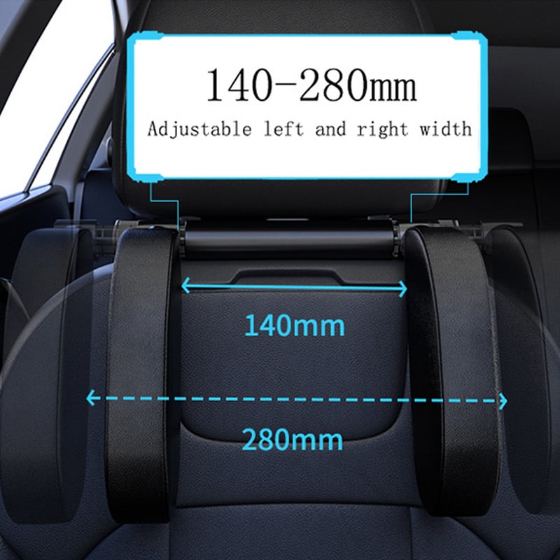 Upgrade scaun auto pernă pentru tetiera Suport reglabil pentru cap și gât Tetiera detașabilă pentru copii și adulți Pernă de dormit laterală de călătorie